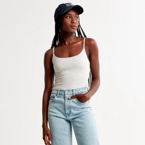 Abercrombie Cotton Seamless Fabric Cami Bodysuit